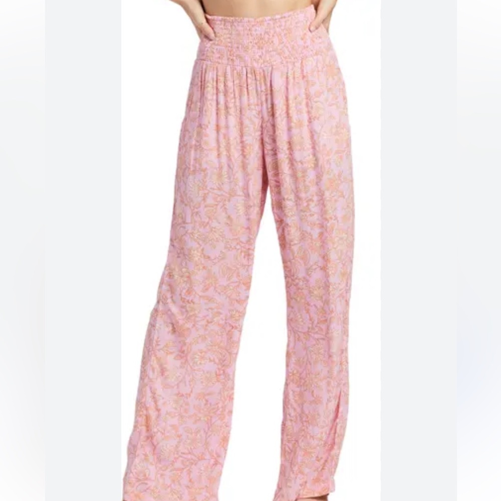 Billabong Pink Floral Pants